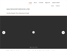 Tablet Screenshot of ianbishopdesign.co.uk